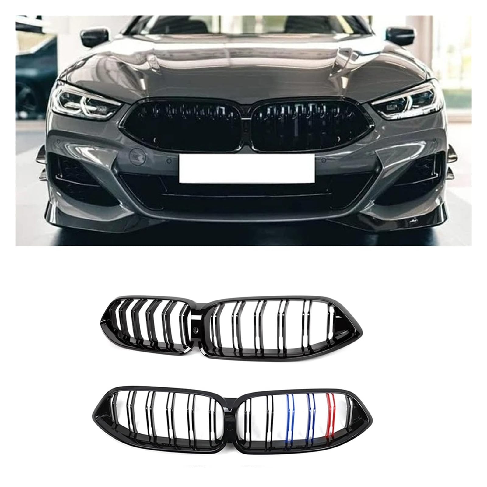 Amazon | BMW 8シリーズ G14 G15 G16 2018-2022 フロントキドニー